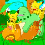  chikorita nintendo pichu pikachu pokemon raichu 