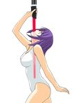 a1 breasts energy_sword kaleido_star large_breasts leotard lightsaber naegino_sora purple_hair short_hair solo star_wars sword sword_swallowing weapon x-ray 