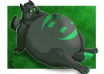  anthro belly chubby_anthro chubby_cheeks chubby_male hi_res hybrid male obese obese_anthro obese_male overweight overweight_anthro overweight_male pumex solo stuffing 