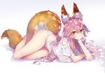  animal_ears bikini fate/grand_order hong_(white_spider) kitsune see_through swimsuits tail tamamo_no_mae 
