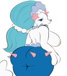  absurd_res anthro big_breasts big_butt breasts butt curvy_figure embarrassed female hi_res looking_back nintendo overweight overweight_anthro overweight_female plantedpot pok&eacute;mon pok&eacute;mon_(species) presenting presenting_hindquarters primarina short_stack solo thick_thighs video_games voluptuous wide_hips 