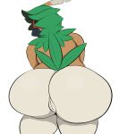  absurd_res anthro big_butt butt curvy_figure decidueye eyes_obscured female genitals hi_res hood huge_butt huge_thighs nintendo plantedpot pok&eacute;mon pok&eacute;mon_(species) presenting presenting_hindquarters presenting_pussy pseudo_clothing pussy rear_view solo thick_thighs video_games voluptuous wide_hips 