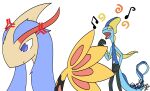  absurd_res alpha_channel angry dancing duo hi_res inteleon male milotic musical_note nintendo pok&eacute;mon pok&eacute;mon_(species) quentinmimikyu video_games 