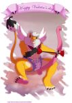  absurd_res anthro bow cloud cupid cupid&#039;s_arrow diaper felid hi_res holidays inklion leoniro_the_inklion lion male mammal pantherine solo text url valentine&#039;s_day wings 
