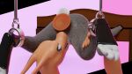  16:9 3d_(artwork) anthro bdsm blender_(software) buttplug charizard digital_media_(artwork) disney duo female female/female hi_res judy_hopps nintendo nocturnalfuzz pok&eacute;mon pok&eacute;mon_(species) restrained sex_toy stocks video_games widescreen zootopia 