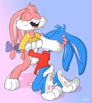  babs_bunny buster_bunny dam tagme tiny_toon_adventures 