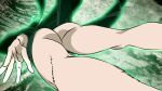  16:9_aspect_ratio 1girl ass bare_ass china_dress chinese_clothes curly_hair dress female from_below green_hair highres huge_ass madhouse no_panties one-punch_man screen_capture someraindropsonroses_(artist) tatsumaki tatsumaki_(one-punch_man) thick_thighs thighs third-party_edit upskirt 