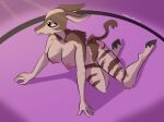  2021 anthro beastars big_breasts breasts brown_body brown_fur capaoculta cloven_hooves cosmo_(beastars) female fur giraffid hi_res hooves mammal nude okapi redraw solo tan_body tan_fur 