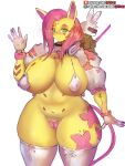  3:4 angel_(mlp) anthro big_breasts breasts chubby_female clothing collar covered_nipples curvy_figure cutie_mark cybernetics cyberponk_2077 cyberpunk cyberpunk_2077 doctor equid equine facial_markings female fluttershy_(mlp) friendship_is_magic girlsay gloves green_eyes hair handwear hasbro head_markings hi_res horse lagomorph leporid machine mammal markings melee_weapon my_little_pony no_wings pasties pegasus pink_hair pony rabbit slightly_chubby solo sword vagina_covered visor voluptuous weapon wide_hips wings yellow_body 