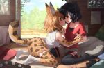  animal_ears kaban_(kemono_friends) kemono_friends melaton serval tail 