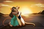  2021 anthro breasts clothed clothing day detailed_background digital_media_(artwork) female kittydee mammal mouse murid murine outside rodent sky 