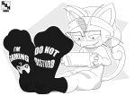  clothing feet footwear giantboonehusky_(artist) hi_res meowth monochrome nintendo paws pok&eacute;mon pok&eacute;mon_(species) socks video_games 