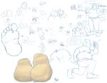  absurd_res drawpile english_text feet giantboonehusky_(artist) hi_res human macro mammal micro powers text 