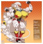  absurd_res armpit_hair big_breasts big_hands big_muscles blep body_hair breasts chest_hair clothing curvy_figure duragonart english_text female flexing hair hi_res huge_breasts huge_muscles legendary_pok&eacute;mon long_hair long_tail looking_at_viewer luchador macro muscular nintendo nipple_piercing nipples piercing pok&eacute;mon pok&eacute;mon_(species) scar solgaleo text tight_clothing tongue tongue_out veiny_muscles video_games voluptuous wide_shoulders wrestler 