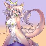  absurd_res ahegao anthro anthro_penetrated antlers asian_mythology blush breasts cowgirl_position dragon east_asian_mythology eastern_dragon female female_focus female_on_top female_penetrated fur genitals green_nipples hair hi_res horn internal kassiradragon knotting large_penetration long_ears looking_pleasured mythology nipples nude on_bottom on_top open_mouth penetration pink_body pink_hair pussy scalie sex simple_background solo tongue tongue_out translucent vaginal vaginal_penetration whiskers yuwi-cyu 