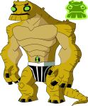  alpha_channel anthro ben_10 cartoon_network humanoid humongousaur male solo vaxasaurian yejeyjeyrum56465 