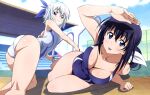  ass cleavage detexted kaminashi_nozomi keijo!!!!!!!! miyata_sayaka photoshop swimsuits takami_akio 