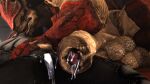  3d_(artwork) alien balls bodily_fluids cheap-wazoo cum cum_in_pussy cum_inside digital_media_(artwork) duo erection female foreskin genital_fluids genitals hi_res kissing krogan male male/female mass_effect penis pussy quad_balls turian urdnot_wrex video_games 