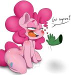  &lt;3 anon big_butt blush bodily_fluids butt conditional_dnp dialogue digitaldomain123 drooling equid equine friendship_is_magic horse human kneeling mammal my_little_pony pinkie_pie_(mlp) pony purple_yoshi_draws saliva saliva_string 