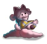  absurd_res alpha_channel anthro black_nipples breasts butt female flashing_breasts flexible fuzefurry hi_res nipples one_breast_out solo splits spread_legs spreading tagme tem temmie_(undertale) undertale video_games 