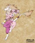  2021 4_fingers 4_toes alishka anthro breasts canid canine canis clothed clothing digital_media_(artwork) feet female fingers hi_res mammal solo text toes url wolf 