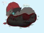  ... 2021 3_claws 3_fingers 4:3 abdominal_bulge after_vore ambiguous_gender ambiguous_prey anthro anthro_domination anthro_focus anthro_pred arm_tuft barefoot barely_visible_breasts belly belly_squeeze big_belly biped black_body black_fur black_text black_tuft blep blue_background blue_eyes blue_sphere bodily_fluids breasts breath burping butt canid canine ceres_(radarn) cheek_tuft claws cramped death dialogue digestion digital_drawing_(artwork) digital_media_(artwork) domination duo ear_tuft english_text facial_markings facial_tuft fan_character fatal fatal_vore featureless_breasts feet female female_domination female_focus female_pred finger_claws fingers flat_colors fluffy fluffy_chest fluffy_hair fur fur_tuft gore green_text grey_body grey_fur hair half-closed_eyes hand_on_stomach head_markings hi_res hungry hyper hyper_belly inner_ear_fluff internal jewelry leg_tuft long_hair looking_back looking_up lying mammal markings melting mostly_nude motion_lines narrowed_eyes neck_tuft necklace nintendo nude on_front on_ground onomatopoeia oral_vore orb organs panting partially_submerged paws pingthehungryfox pink_tongue pok&eacute;mon pok&eacute;mon_(species) pred_focus rai_(radarn) red_claws red_hair red_markings red_tuft restrained rope rumbling_stomach sadism same_size_vore satisfied sharp_claws shoulder_tuft side_boob side_view simple_background smile soft_vore solo solo_focus sound_effects speech_bubble sphere stomach stomach_acid text three-quarter_view toe_claws toes tongue tongue_out tuft unwilling_vore video_games vore zoroark 