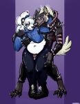  2021 clothing danji-isthmus female giant_panda hi_res hyaenid male mammal tagme ursid 