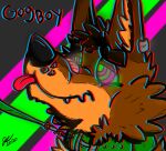 accessory alister_(art) anthro black_nose blep brown_body brown_fur buckle canid canine canis chromatic_aberration collar dark_eyebrows dark_hair ear_piercing eyebrows facial_tuft first_person_view fox fur green_collar green_leash grin hair hi_res hypnosis inner_ear_fluff leash leashing_pov male mammal metal mind_control narrowed_eyes orange_body orange_fur piercing plaster red_tongue signature simple_background smile solo submissive submissive_male teeth text thick_eyebrows tongue tongue_out tuft whisker_spots wolf 
