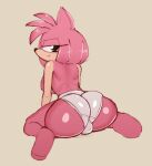  absurd_res amy_rose butt female hi_res lewnoli solo sonic_the_hedgehog_(series) 