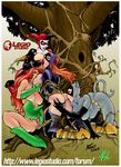  barbara_gordon batgirl catwoman dc harley_quinn legio poison_ivy 