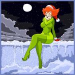  big_breasts breasts canine christmas clothing disney female fur goof_troop green_eyes grinch hair hat holidays how_the_grinch_stole_christmas ice mammal mature_female peg_pete red_hair santa_hat smile snow solo suit vylfgor 