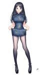  chinadress konishi_(565112307) pantyhose skirt_lift tagme 