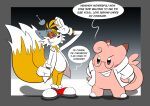  brainwashing clefairy clothing coat dialogue english_text lab_coat miles_prower mind_control nintendo pok&eacute;mon pok&eacute;mon_(species) sonic_the_hedgehog_(series) text topwear transformation trevor-fox video_games 