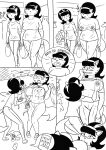  ! 2019 absurd_res anthro assisted_exposure big_breasts black_and_white blush bodily_fluids breasts clothing comic daughter domestic_cat embarrassed felid feline felis female female/female hi_res humor incest_(lore) katty_katswell lactating lactating_through_clothing mammal mature_female milk monochrome mother mother_and_child mother_and_daughter mrs._katswell nickelodeon nipple_fetish nipple_pinch nipple_play parent parent_and_child pinch public redout suckling t.u.f.f._puppy wet wet_clothing 