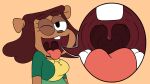  2019 anthro buckteeth canid canine canis carla_(ok_k.o.!_lbh) cartoon_network close-up domestic_dog female gaping_mouth mammal mouth_shot ok_k.o.!_let&#039;s_be_heroes one_eye_closed open_mouth rookiex solo teeth tongue tongue_out uvula wink 
