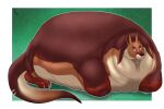  anthro belly chubby_anthro chubby_cheeks chubby_male immobile immobilization kangaroo macropod male mammal marsupial obese obese_anthro obese_male overweight overweight_anthro overweight_male pumex solo 