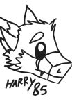  black_and_white black_eyes feral harry_85 hi_res male monochrome rikkun sergal simple_background simple_coloring simple_eyes simple_nose solo thanshuhai_(character) 