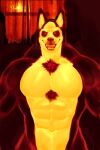  2:3 ambiguous_gender anthro creepy creepypasta gassy_bottle humanoid male muscular muscular_male smile smile.dog solo 