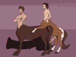  abs balls barazoku beanie centaur centaurs clothing duo equid equid_taur erection foreplay genitals hat headgear headwear humanoid_taur hyper male male/male mammal mammal_taur nipples pan-demonium pecs penis taur taurs 