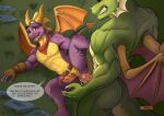  activision age_difference anal anthro cloacal_penis dragon duo english_text erection male male/male nestor_(spyro) priapup spyro spyro_the_dragon text video_games young 