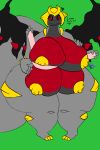  2:3 4_breasts altered_forme_giratina anthro big_breasts big_butt biped breasts butt clothing digital_media_(artwork) dragon female giratina hi_res huge_breasts humanoid hyper legendary_pok&eacute;mon multi_breast nintendo nipples not_furry nude pok&eacute;mon pok&eacute;mon_(species) simple_background snekkobean solo standing thick_thighs video_games wide_hips wings 
