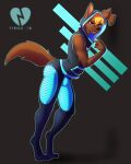  2018 4_toes 5_fingers absurd_res anthro athletic athletic_anthro athletic_male biped blonde_hair blue_eyes bodily_fluids bottomwear brown_body brown_fur bulge butt canid canine canis clothed clothing digital_media_(artwork) eyebrow_through_hair eyebrows feet fingers fluffy fluffy_tail fur garter_belt_leggings girly hair hi_res hoodie kyle_(sandmancsg) looking_at_viewer male mammal open_mouth simple_background solo standing sweat sweaty_arms sweaty_face teeth toes tongue topwear translucent translucent_hair tyroo wolf 
