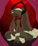  absurd_res anthro balls blood bodily_fluids curtains decapitation envtoxic genitals gore hi_res lagomorph lopunny male mammal nintendo noose penis pok&eacute;mon pok&eacute;mon_(species) solo video_games 