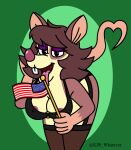  2020 5_fingers absurd_res animaniacs animaniacs_(2020) anthro areola bedroom_eyes big_breasts black_eyes breasts brown_body brown_fur brown_hair buckteeth clothing female fingers flag fur garter_belt garter_belt_leggings garter_straps hair heart_tail hi_res hulu julia_brain kjr_whatever leaning leaning_forward looking_at_viewer mammal mouse multicolored_body multicolored_fur murid murine narrowed_eyes nipple_outline nipple_slip nipples patch_(marking) pink_nose pinky_and_the_brain rodent seductive shirt short_hair signature solo stars_and_stripes tan_body tan_fur tank_top teeth tongue tongue_out topwear two_tone_body two_tone_fur united_states_of_america warner_brothers 