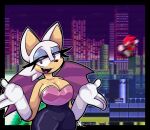 anthro bat big_breasts breasts building city cleavage clothed clothing duo echidna eyeshadow female female_focus fur gloves half-closed_eyes handwear knuckles_the_echidna makeup male mammal monotreme narrowed_eyes night open_mouth open_smile rouge_the_bat sega smile solo_focus sonic_the_hedgehog_(series) springhell1201 tan_body tan_skin white_body white_fur wings