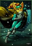 absurd_res angela_cross anthro armor boots cape cloak clothing female footwear gloves handwear hi_res lombax mammal ratchet_and_clank running smile solo sony_corporation sony_interactive_entertainment stripes sygnatus thief
