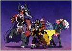arthropod black_sclera blackbeard_(one_piece) changeling charlotte_linlin clothing cloven_hooves fangs female friendship_is_magic green_eyes group hasbro hi_res hooves inuhoshi-to-darkpen kaido_(one_piece) king_sombra_(mlp) long_tongue male my_little_pony one_piece pirate pirate_hat queen_chrysalis_(mlp) red_eyes taur teeth tirek_(mlp) tongue umbrum yellow_eyes