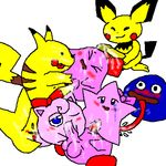  chuchu jigglypuff kirby legend_of_stafy nintendo pichu pikachu pokemon stafy stapy 