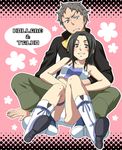  1girl blush couple eureka_seven eureka_seven_(series) frown hetero holland_novak kuroo_(project_apricot) sitting sitting_on_lap sitting_on_person talho_yuuki 