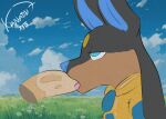 animated anthro anubian_jackal anubis_(pal) bodily_fluids bored canid canine canis drooling duo fellatio genital_fluids genitals humanoid jackal male male/male mammal oral pal_(species) palworld penile penis pocketpair precum saliva sex side_view xanadu7